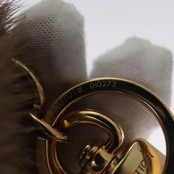 LOUIS VUITTON Porte Cles Lovely Vison Charm Beige M01018 LV Auth 112631 - Picture 12 of 16